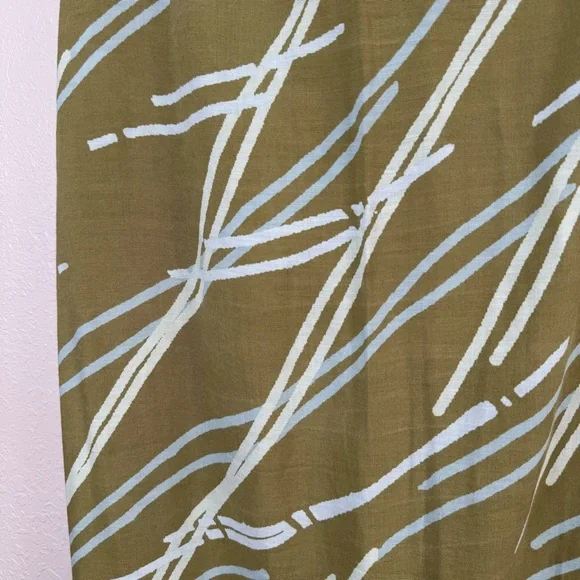 Anthropologie green blue beach swim wrap skirt sarong One size - Picture 8 of 10